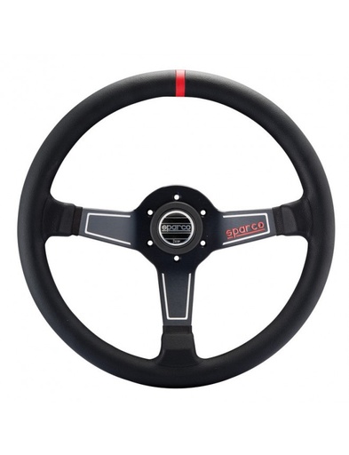 [015L750PL] Volant Sparco L575 Cuir Noir