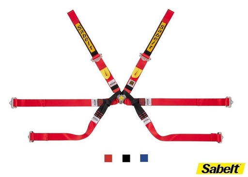 Harnais Sabelt Alu - CCG622FU - FIA8853-2016 - Formule