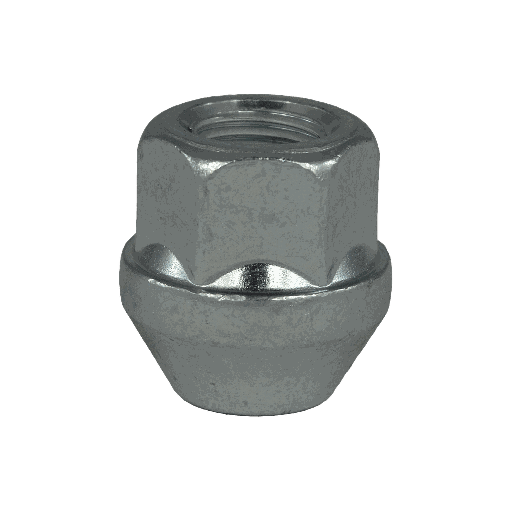 [CM0750040010] Écrou de roue ouvert M12x1.5, L : 25 mm, argenté, zinc