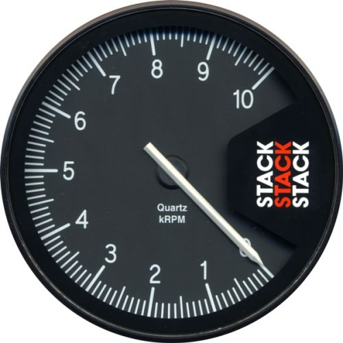 [ST430] Compte-tours Stack ST430 Ø 125mm 0-10000 trs/min - Noir