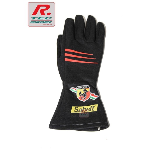 FIA Abarth Sabelt Gloves - Black