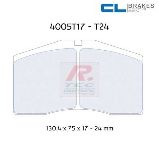 [4005T17RC6E] 4005T17RC6E - CL brake pads RC6E
