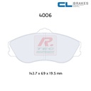 [4006RC8R] 4006RC8R - CL brake pads RC8
