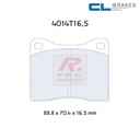 [4014T16,5RC6E] 4014T16,5RC6E - Pastillas de freno CL Brakes RC6E