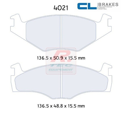 [4021RC8R] 4021RC8R - CL Brakes remblokken RC8