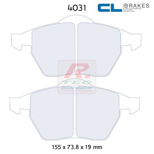 [4031RC6E] 4031RC6E - CL brake pads RC6E
