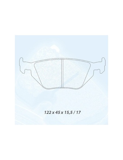 [4032T15RC5] 4032T15RC5 - CL Brakes remblokken RC5