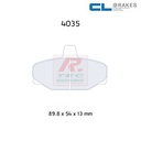 [4035RC6E] 4035RC6E - Plaquettes CL brakes RC6E
