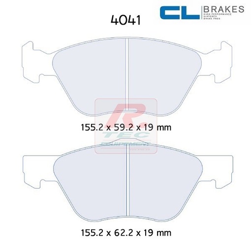[4041RC6] 4041RC6 - CL brake pads RC6