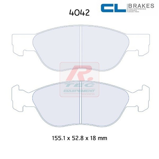 [4042RC6] 4042RC6 - CL brake pads RC6