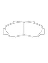 [4044RC8] 4044RC8 - CL brake pads RC8