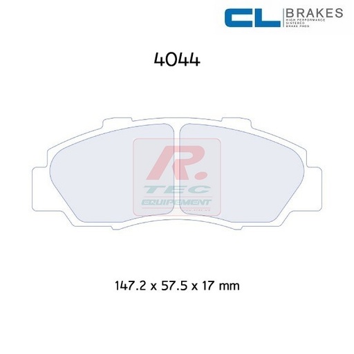 [4044RC8] 4044RC8 - CL brake pads RC8