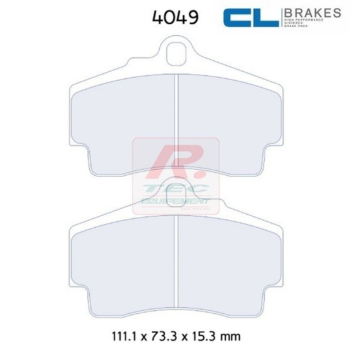 [4049RC6E] 4049RC6E - CL brake pads RC6E