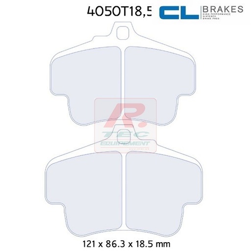 [4050T18,5RC6] 4050T18,5RC6 - CL brake pads RC6