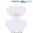 [4050T18,5RC8R] 4050T18,5RC8R - Plaquettes CL brakes RC8