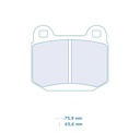 [4060T14RC6] 4060T14RC6 - CL brake pads RC6