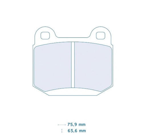 [4060T14RC8] 4060T14RC8 - CL brake pads RC8