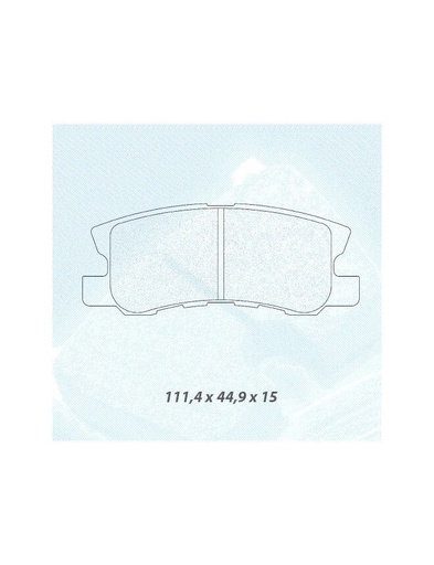 [4068RC6] 4068RC6 - CL brake pads RC6