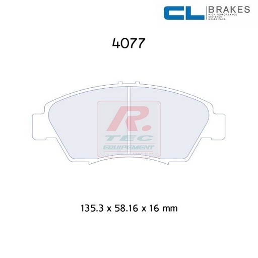 [4077RC6] 4077RC6 - CL brake pads RC6