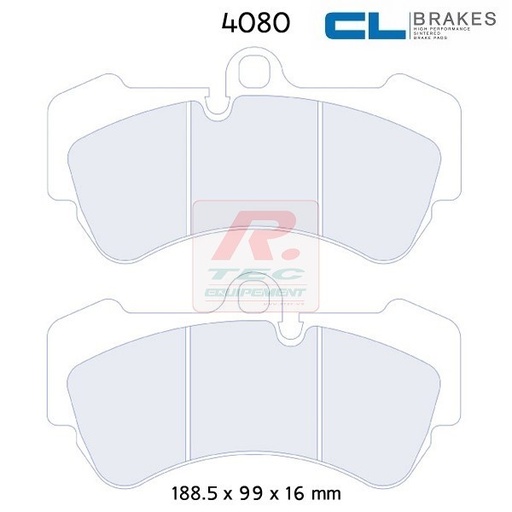 [4080RC6] 4080RC6 - CL brake pads RC6