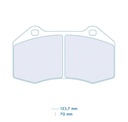 [4098RC6] 4098RC6 - CL brake pads RC6