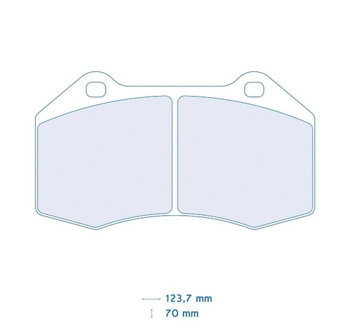 [4098RC6] 4098RC6 - CL brake pads RC6