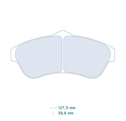 [4099RC6] 4099RC6 - CL brake pads RC6