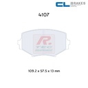 [4107RC6E] 4107RC6E - Pastillas de freno CL Brakes RC6E