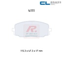 [4111RC5] 4111RC5 - Pastillas de freno CL Brakes RC5