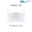 [4114T18RC6E] 4114T18RC6E - CL Brakes remblokken RC6E