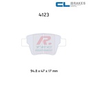 [4123RC6] 4123RC6 - Pastillas de freno CL Brakes RC6