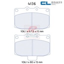 [4136RC6] 4136RC6 - Pastillas de freno CL Brakes RC6