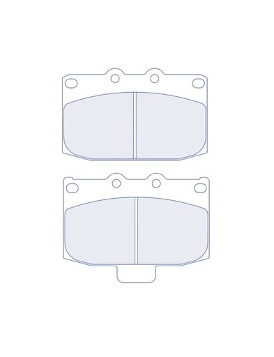 [4136RC6] 4136RC6 - CL brake pads RC6