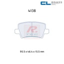 [4138RC6] 4138RC6 - CL Brakes remblokken RC6