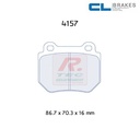 [4157RC6E] 4157RC6E - Pastillas de freno CL Brakes RC6E