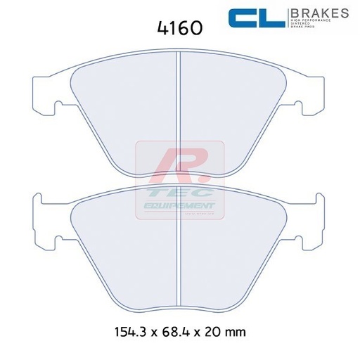 [4160RC6E] 4160RC6E - CL brake pads RC6E