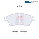 [4178RC5] 4178RC5 - Pastillas de freno CL Brakes RC5