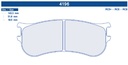 [4196RC6] 4196RC6 - CL brake pads RC6