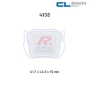[4198RC6] 4198RC6 - CL Brakes remblokken RC6