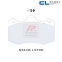[4199RC6] 4199RC6 - CL Brakes remblokken RC6