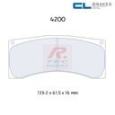 [4200RC8R] 4200RC8R - Plaquettes CL brakes RC8
