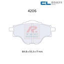 [4206RC6] 4206RC6 - CL Brakes remblokken RC6