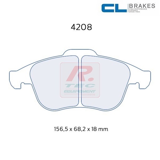 [4208RC6] 4208RC6 - CL brake pads RC6