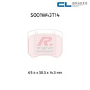 [5001W43T14RC6] 5001W43T14RC6 - CL brake pads RC6