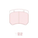 [5001W43T14RC6] 5001W43T14RC6 - CL brake pads RC6