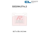 [5002W43T14,5RC6] 5002W43T14,5RC6 - Plaquettes CL brakes RC6