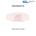 [5003W40T16RC6] 5003W40T16RC6 - CL brake pads RC6