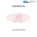 [5003W43T16RC8R] 5003W43T16RC8R - Pastillas de freno CL Brakes RC8