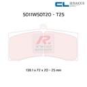 [5011W50T20RC6] 5011W50T20RC6 - Plaquettes CL brakes RC6