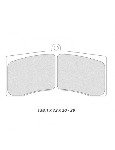 [5011W50T25RC8] 5011W50T25RC8 - CL brake pads RC8